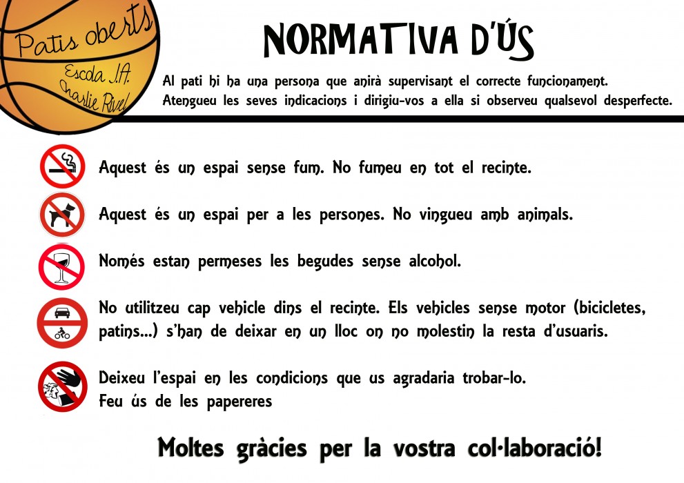 Normativa ús Patis Oberts