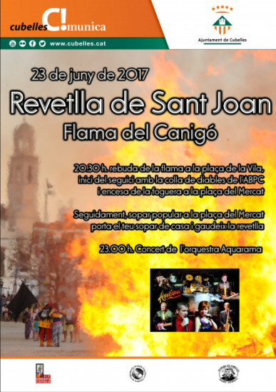 Cartell revetlla Sant Joan 2017