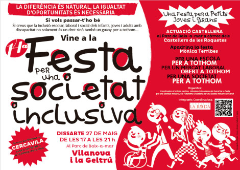 Cartell festa inclusiva 2017