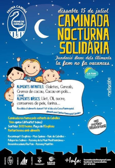 Cartell caminada solidària