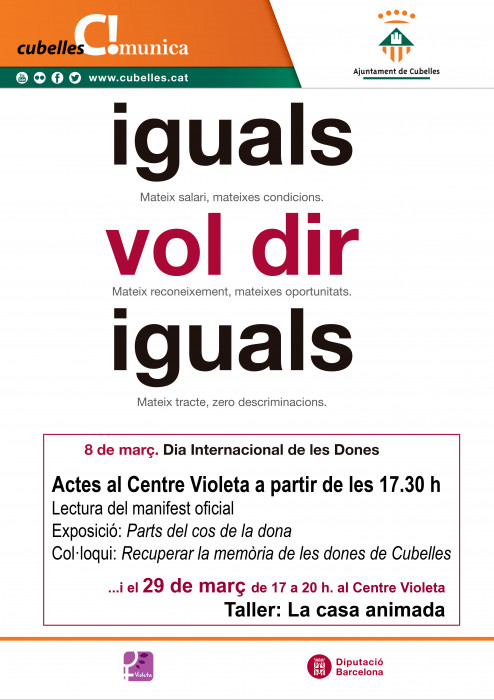 Cartell 8 març Dia Dones 2017