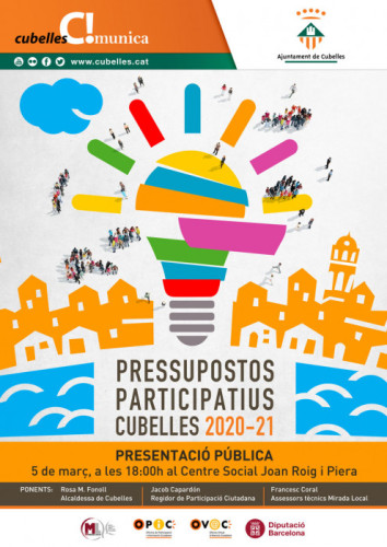 Cartell presentació pressupostos participatius 20