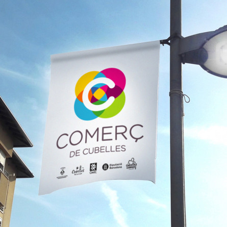Banderola Cubelles comerç
