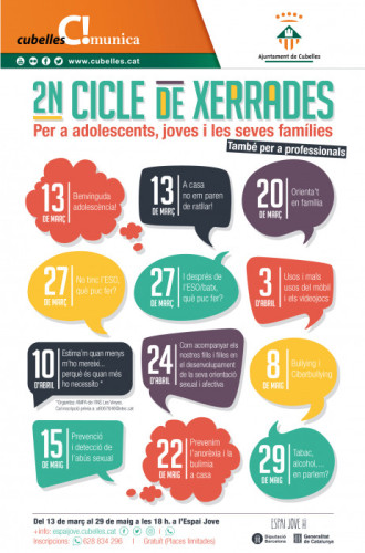 2n Cicle xerrades adolescents, joves i famílies