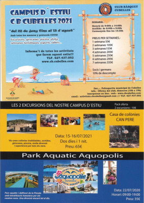 2021_Campus d'estiu Club Basquet Cubelles