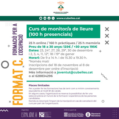 Format C - Monitor/a lleure
