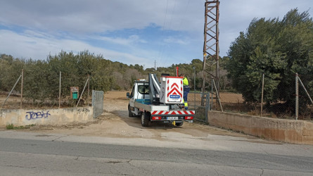 Camió Rubatec enllumenat