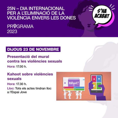 cartell espai jove 25N