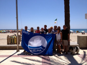 Acte d'hissada de la bandera blava 2013