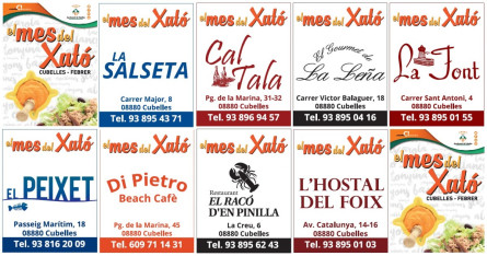 Banderoles Mes del Xató Cubelles