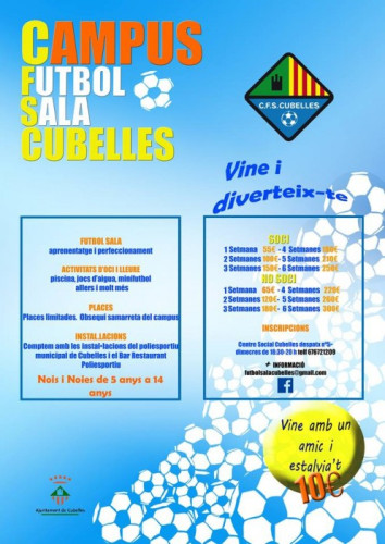Campus estiu/14 futbol sala