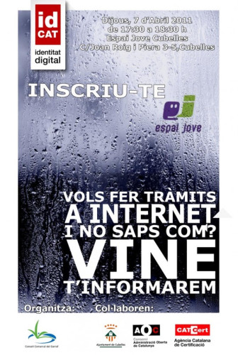 Cartel idcat cubelles