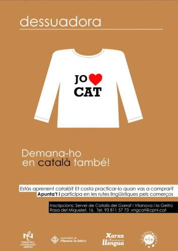 Cartell voluntariat llengua establiments