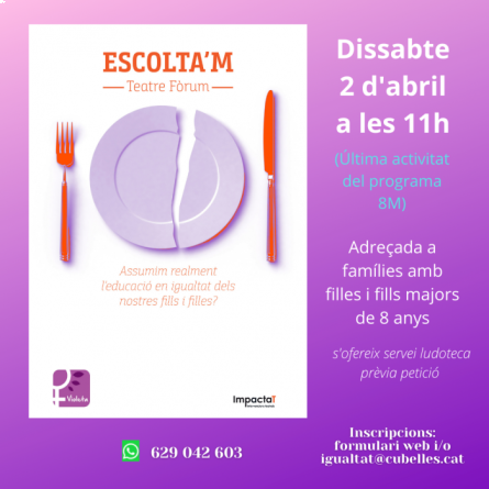 cartell teatre-forum escolta'm
