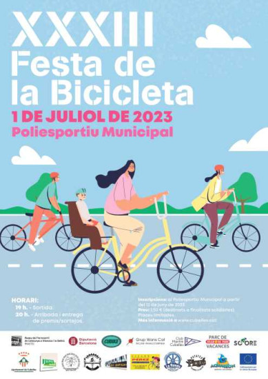 Cartell Festa de la bicicleta 2023