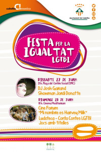 Cartell festa per la igualtat