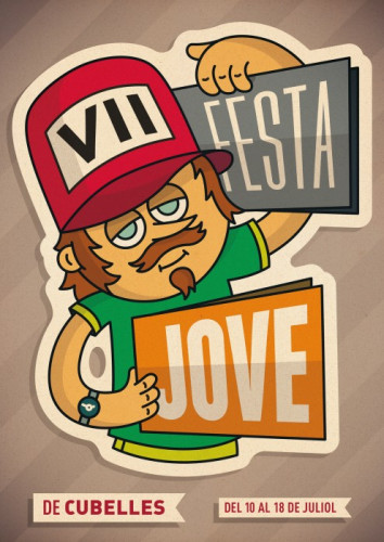Cartell guanyador 7a Festa Jove
