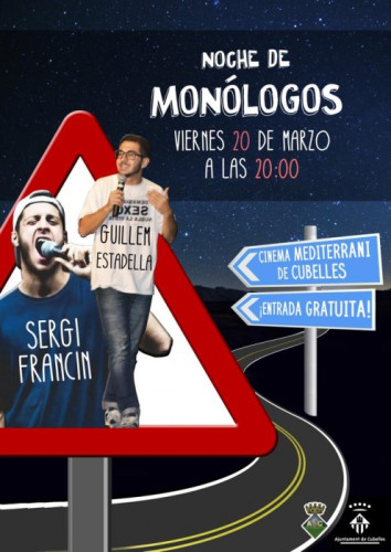 Cartell nit monòlegs AJC