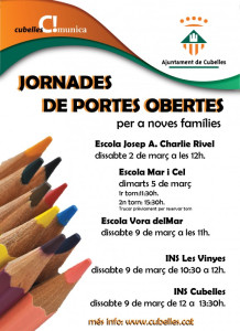 Cartell portes obertes