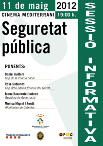 Cartell sessio informativa poli web