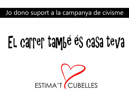 Cartell adhesió campanya civisme