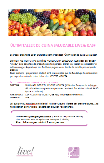 cartell últim taller nutricio live