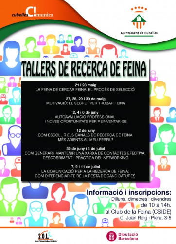 TALLERS DE RECERCA DE FEINA ORGANITZATS PEL SOLC