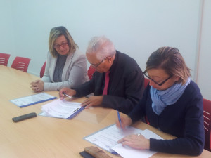 Signatura conveni ADEG