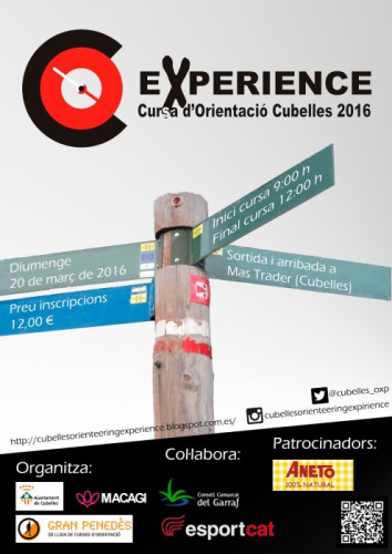 Cartell Cursa Orientació 2016