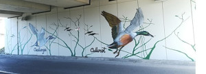 Dibuix d'un dels murals