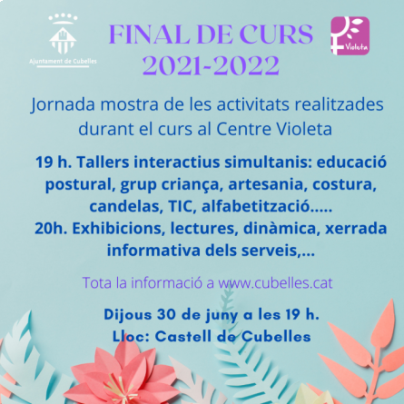 cartell fi de curs violeta 2021-22