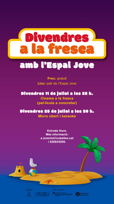 Estiu 2025 Espai Jove - Divendres a la fresca