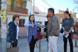 Les representants d'Ensenyament rebent explicacions dels tècnics