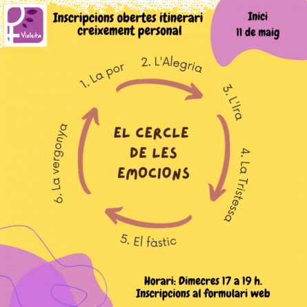 cartell el cercle de les emocions