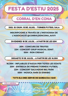 Festes d'estiu Corral d'en Cona