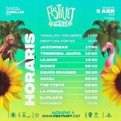 Festiuet horaris