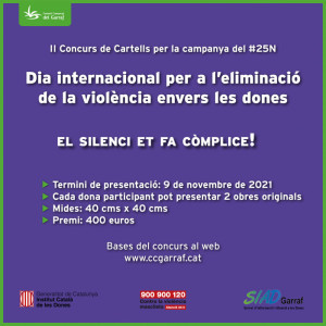 Imatge del II Concurs de Cartells 25N