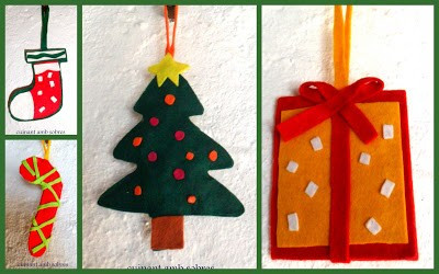Decoració feltre arbre Nadal