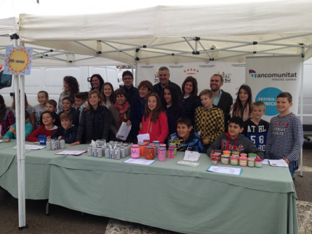 Foto de família amb els alumnes