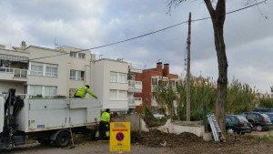 Treballs a l'estació