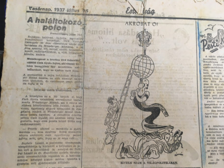 Retall de premsa-hungria 1937