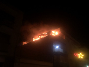 Incendi carrer Gallifa