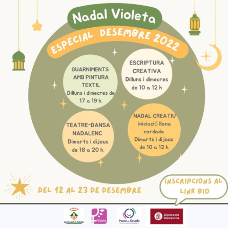 activitats intensiu nadal violeta 2022