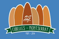 Logo 25 anys Cubelles-Montserrat