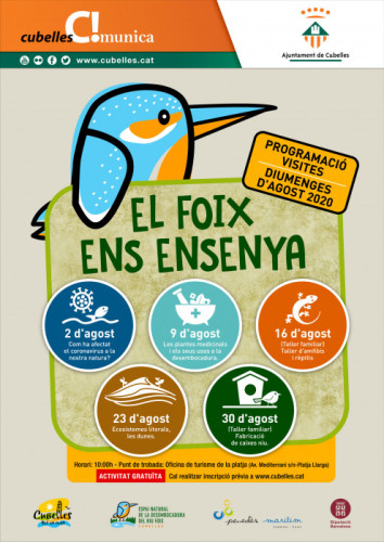 Cartell visites Foix agost 2020