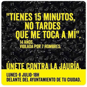 Concentració agressio Manresa