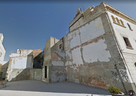 Mural abans de l'actuació
