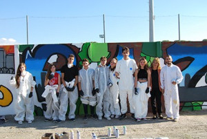 Mural per la Pau INS Cubelles