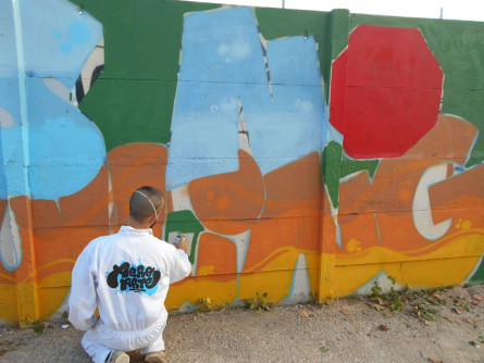 Mural per la Pau INS Cubelles