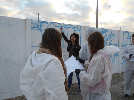 Mural per la Pau INS Cubelles
